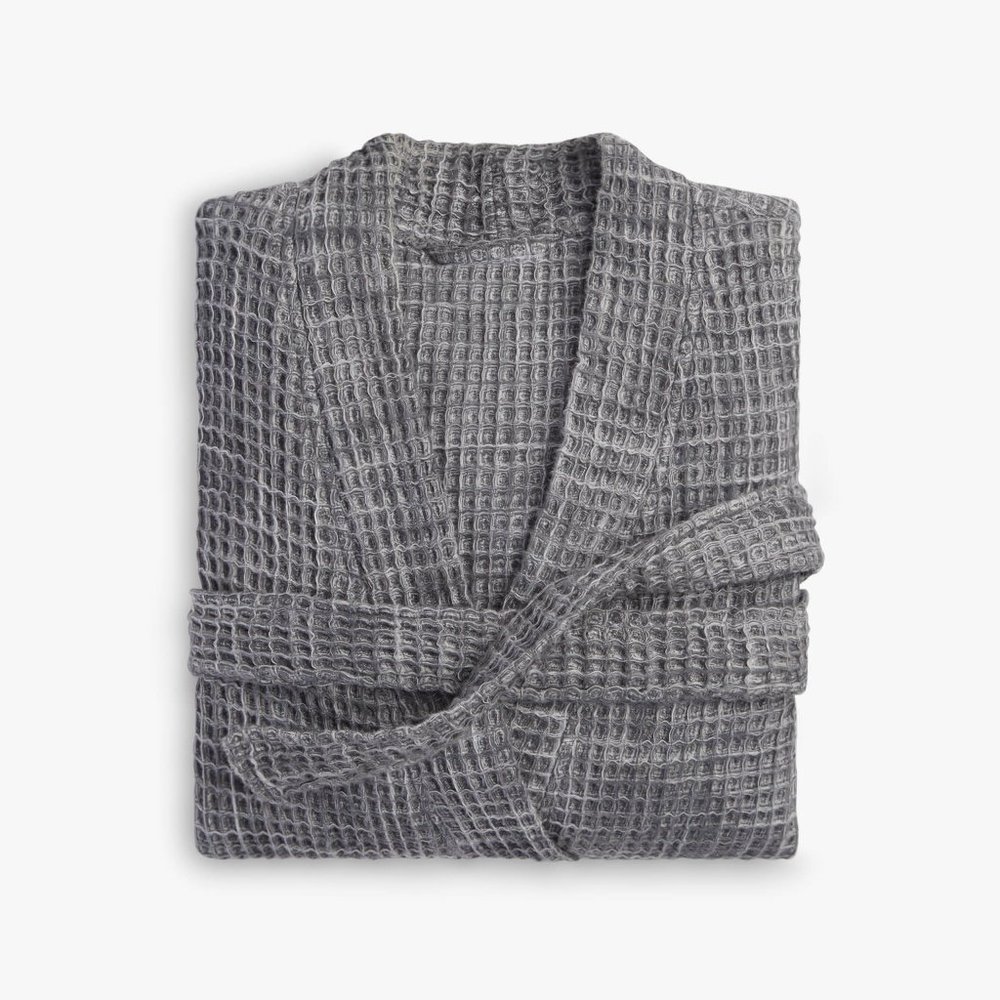 Parachute Home Waffle Robe - Grey - L - NWT